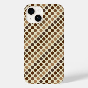 Shades of Brown Polka Dots by Shirley Taylor Case-Mate iPhone 14 Case