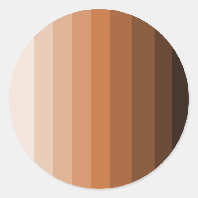 Shades of Brown Sticker (Front)
