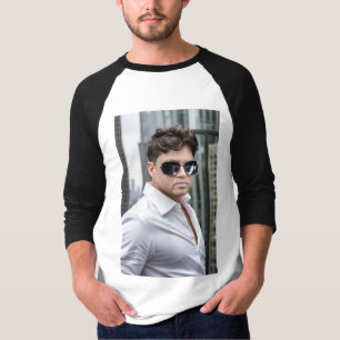 "Shades of Cool: The Handsome Boy with Black Goggl T-Shirt