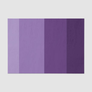 Shades of Dark and Light Purple Stripes Party Tissue Paper