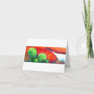 Shades of Desert Succulents Card