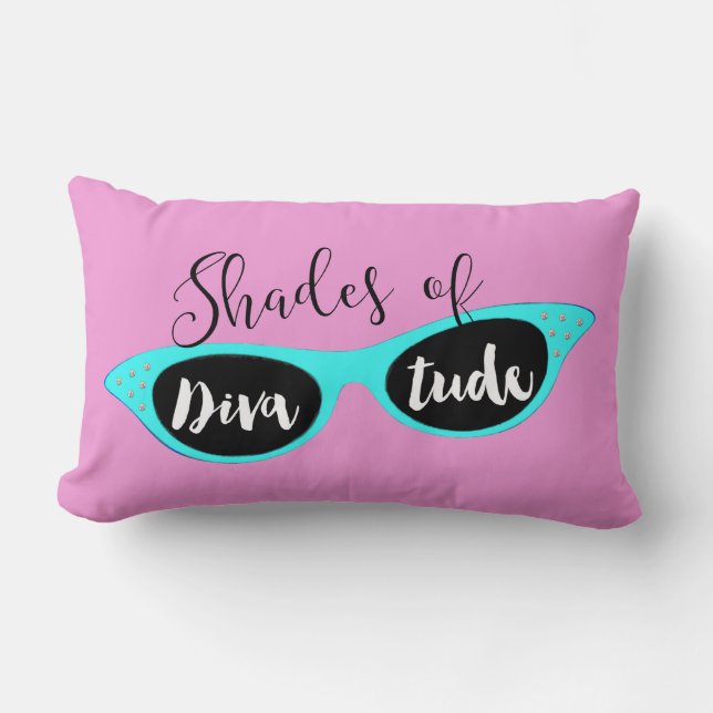 Shades of DIVAtude Lumbar Cushion (Front)