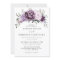 Shades of Dusty Purple Blooms Moody Floral Wedding