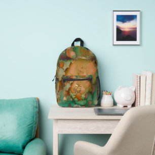 Shades of Earth Printed Backpack