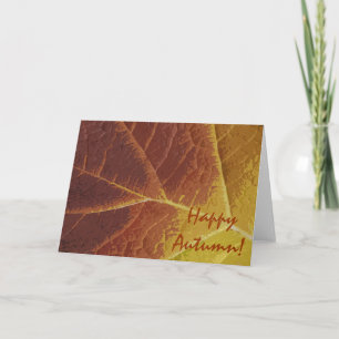 Shades of Fall Happy Autumn Card