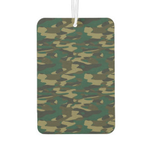 Shades of Green Camo Car Air Freshener