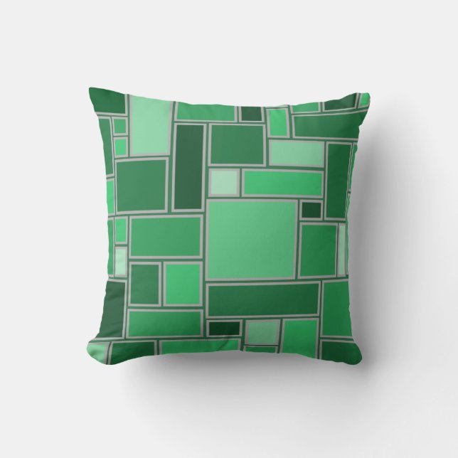 Shades of Green  Cushion (Front)