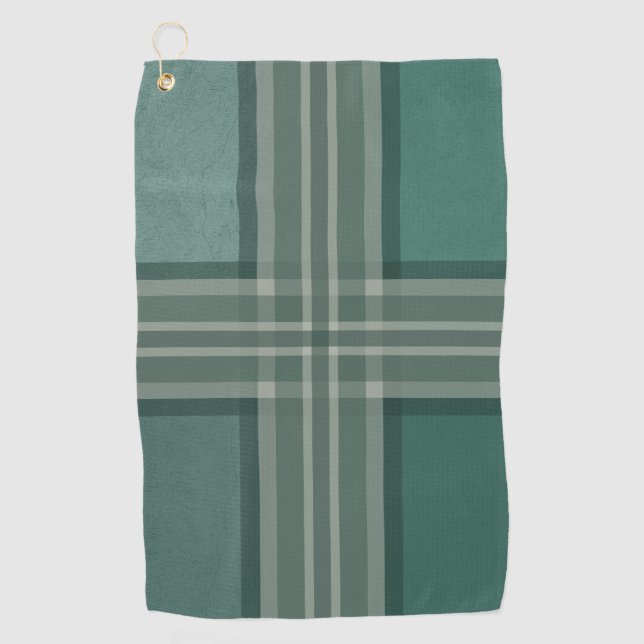 Shades of green golf towel (Front)