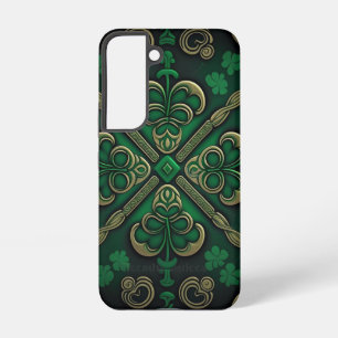 SHADES OF GREEN IRISH CELTIC SHAMROCKS SAMSUNG GALAXY CASE