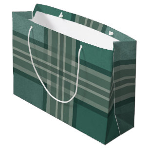 Shades of green large gift bag