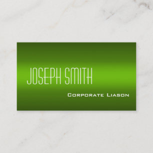 Shades of Green Modern Standard Business Cards