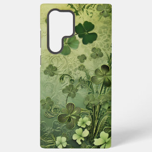 SHADES OF GREEN ORNATE IRISH LACE LOOK SAMSUNG GALAXY CASE