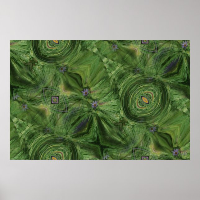 Shades of Green Poster~Print Poster (Front)