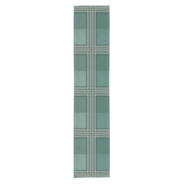 Shades of green short table runner (Front)