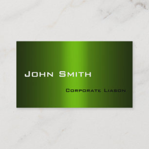 Shades of Green Standard Business Cards