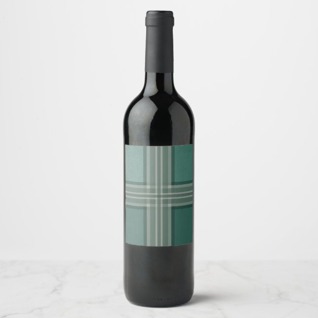 Shades of green wine label (Front)