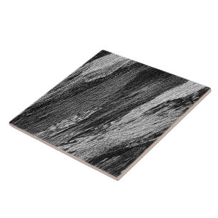 Shades of grey abstract design ceramic tile