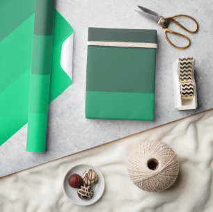 Shades of Jade Wrapping Paper