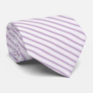 Shades of Lavender Purple Stripes Tie
