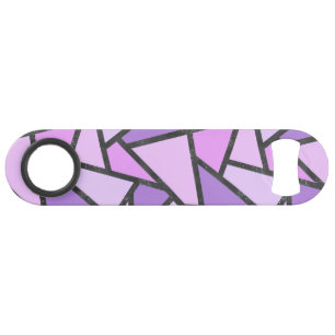 Shades of lilac stained glass pattern