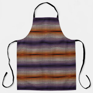 Shades Of Orange And Purple Salty Watercolor Art Apron