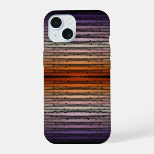 Shades Of Orange And Purple Salty Watercolor Art iPhone 15 Case