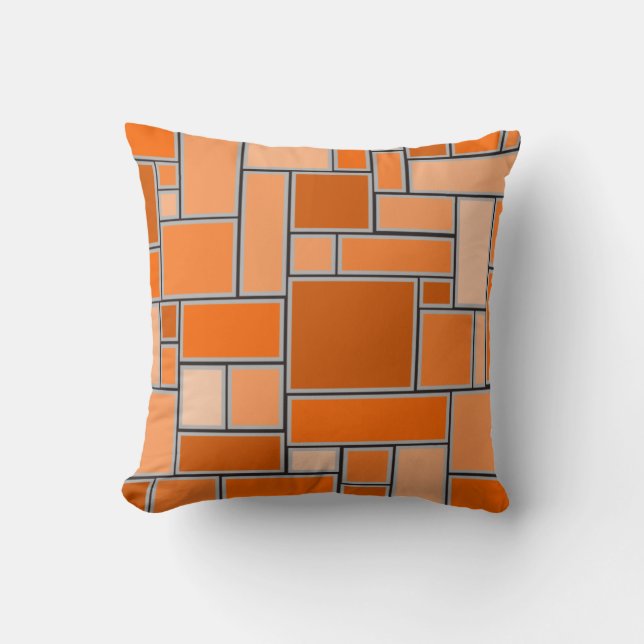 Shades of Orange  Cushion (Front)