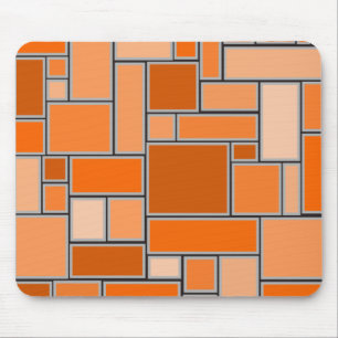 Shades of Orange Mouse Pad