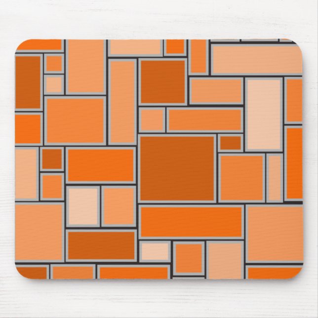 Shades of Orange  Mouse Pad (Front)