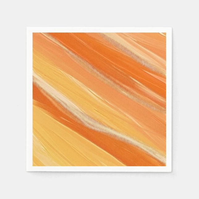 Shades of Orange Napkin (Front)