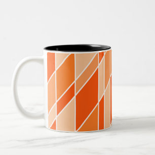 Shades of Orange Two-Tone Coffee Mug