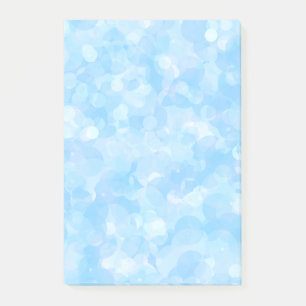 Shades of Pale Blue Cheerful Bubbly Look Post-it Notes