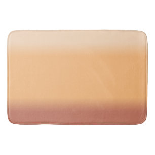Shades of Peach Gradient Bath Mat