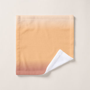 Shades of Peach Gradient Bath Towel Set