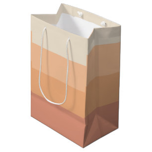 Shades of Peach Gradient Medium Gift Bag