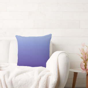 Shades of Periwinkle Violet to Blue Cushion