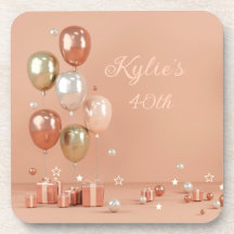 Shades of Pink Balloons 40th