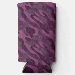 shades of pink camo seltzer can cooler