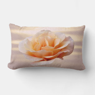 shades of pink on waves lumbar cushion