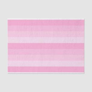 Shades of Pink Stripes Tissue Paper