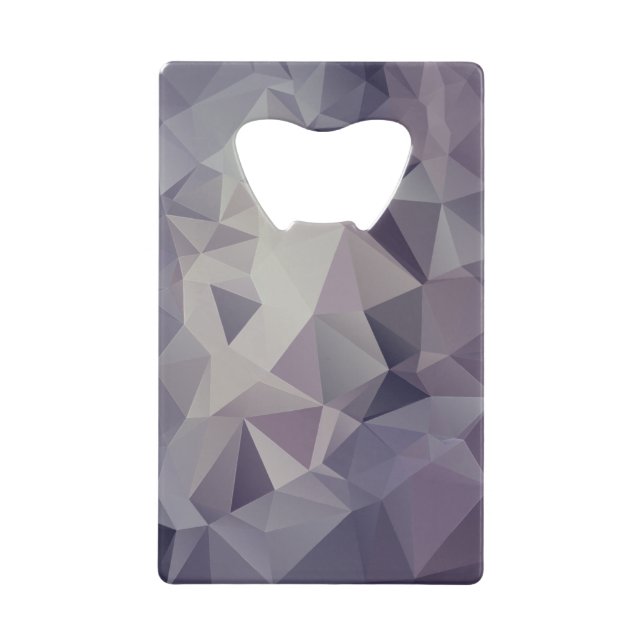 Shades of Purple Abstract Pyramid Art (Front)