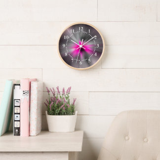Shades of purple clock