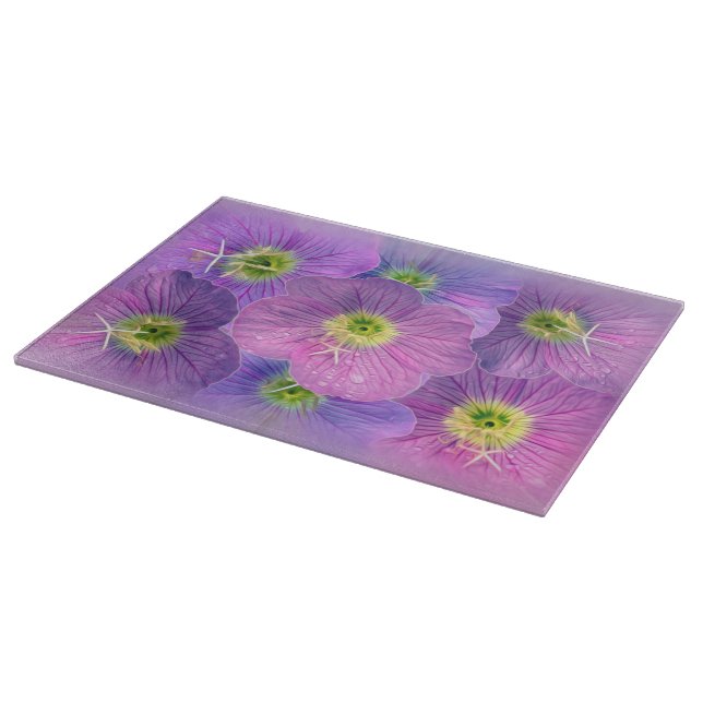 Shades of purple cutting board (Corner)