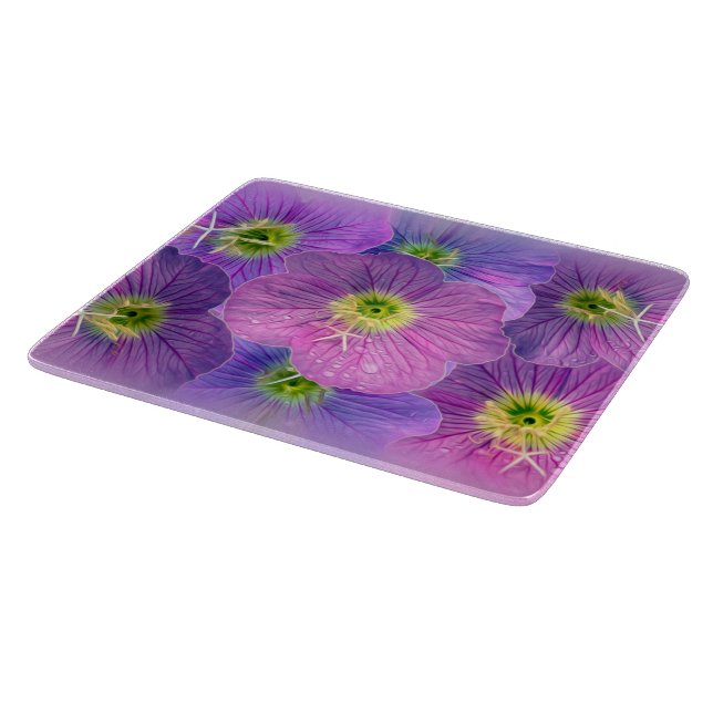 Shades of purple cutting board (Corner)