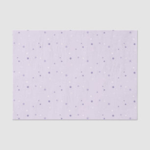 shades of purple dots tissue paper