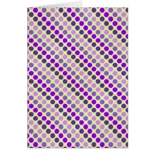 Shades Of Purple Polka Dots by Shirley Taylor