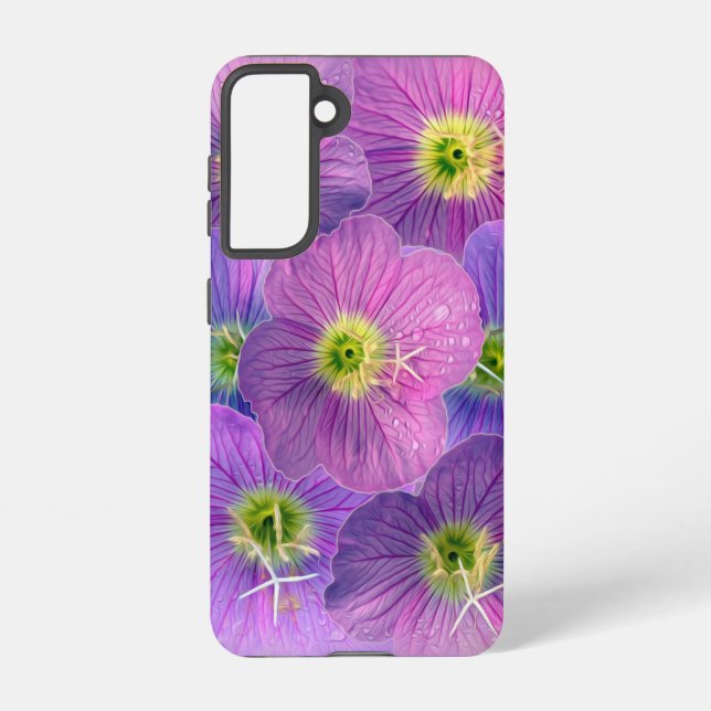 Shades of purple samsung galaxy s21 case (Back)