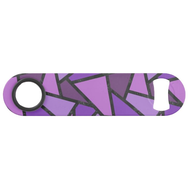 Shades of purple stained glass pattern (Front (Horizontal))
