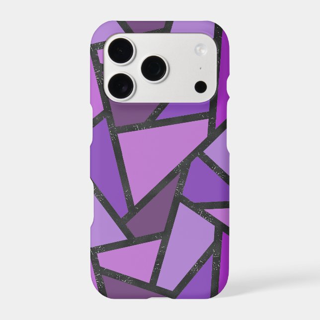 Shades of purple stained glass pattern (Back)