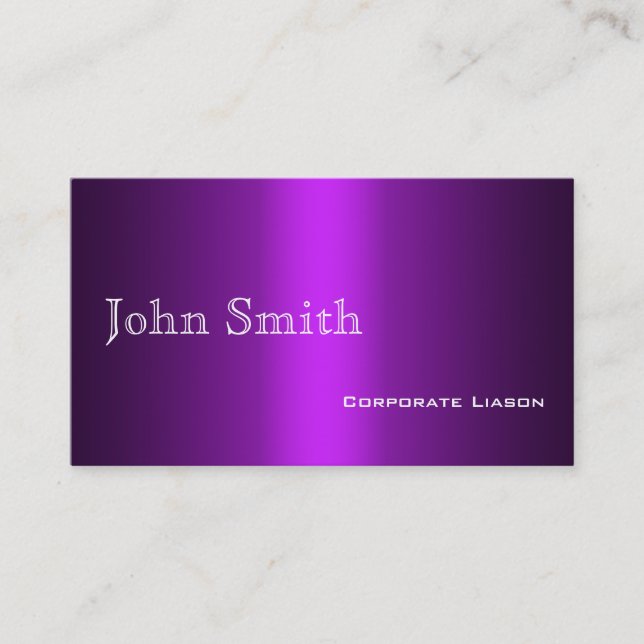 Shades of Purple Standard Business Cards (Front)